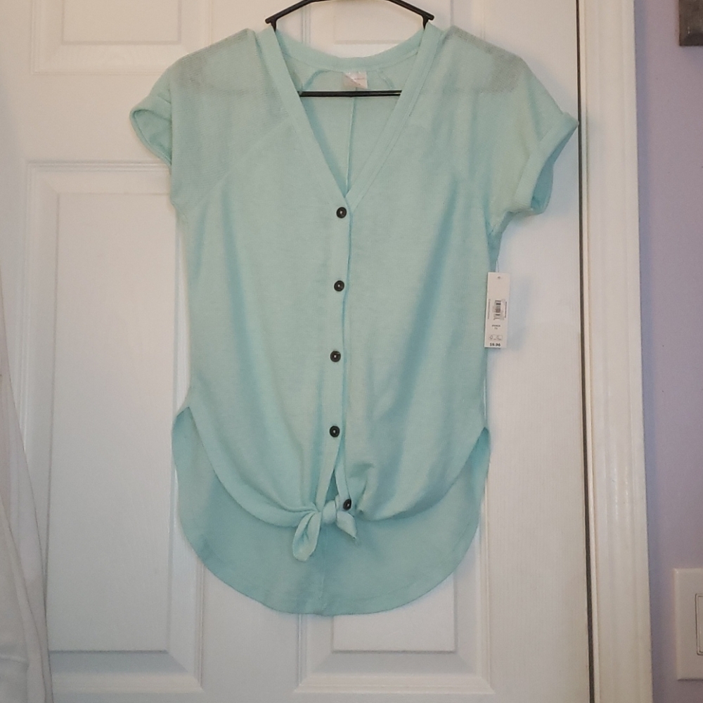 Aqua Blouse